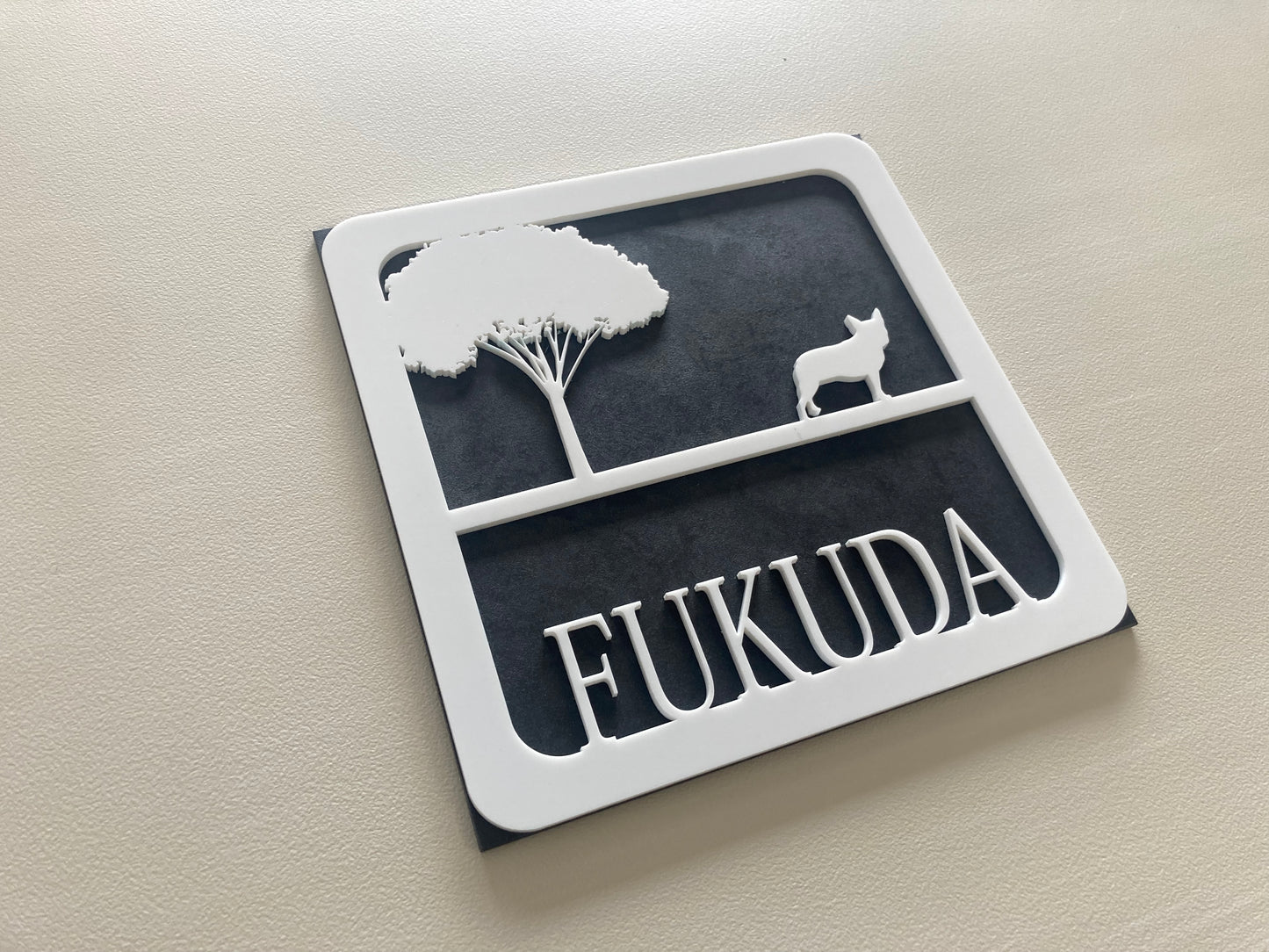 オリジナル室名札(切り出し)